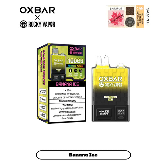 OXBAR Maze Pro 10,000 - Banana Ice