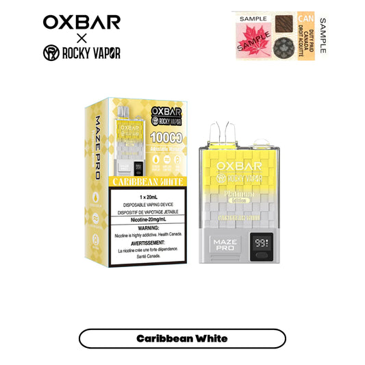 OXBAR Maze Pro 10,000 - Caribbean White