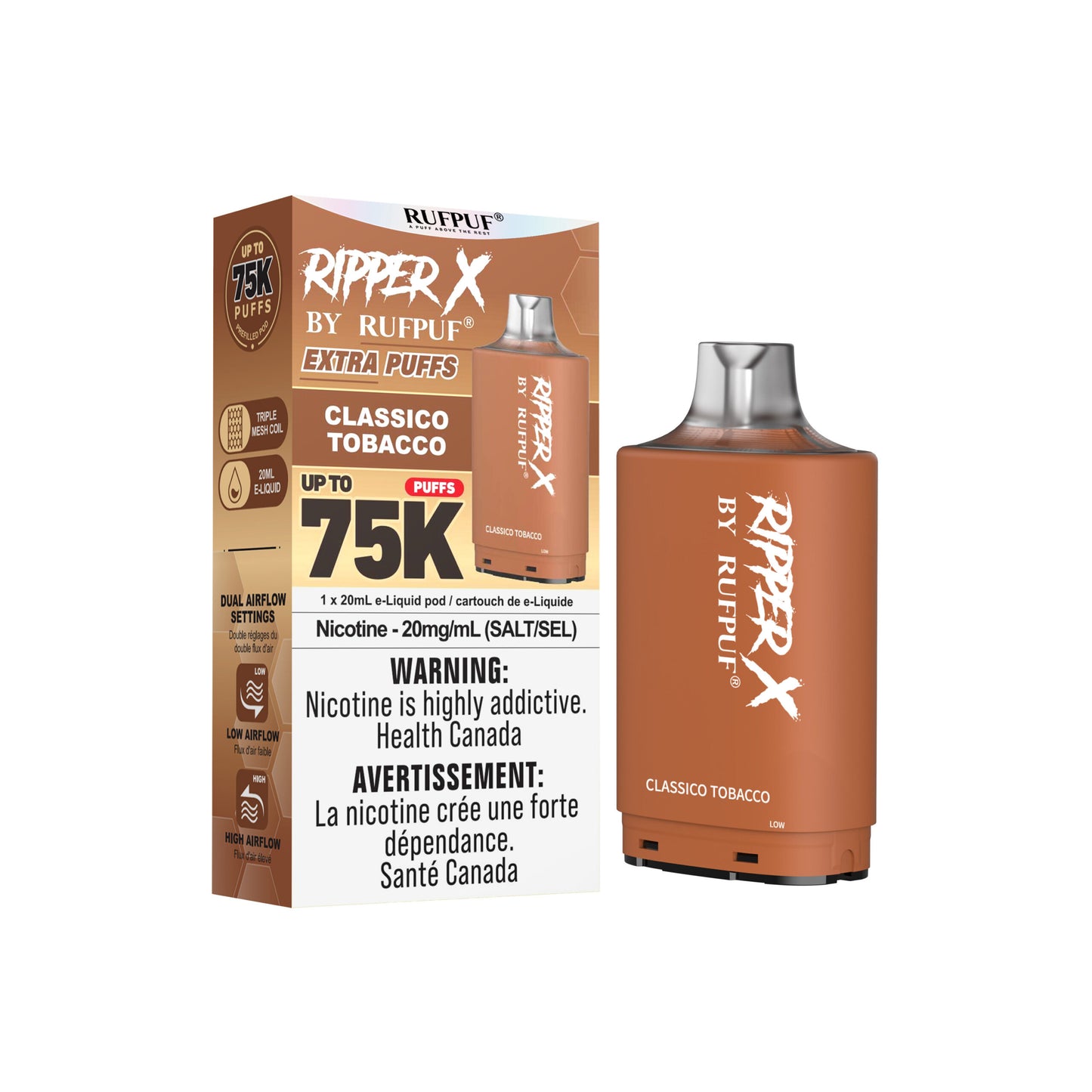 Ripper X 75K - CLASSICO TOBACCO