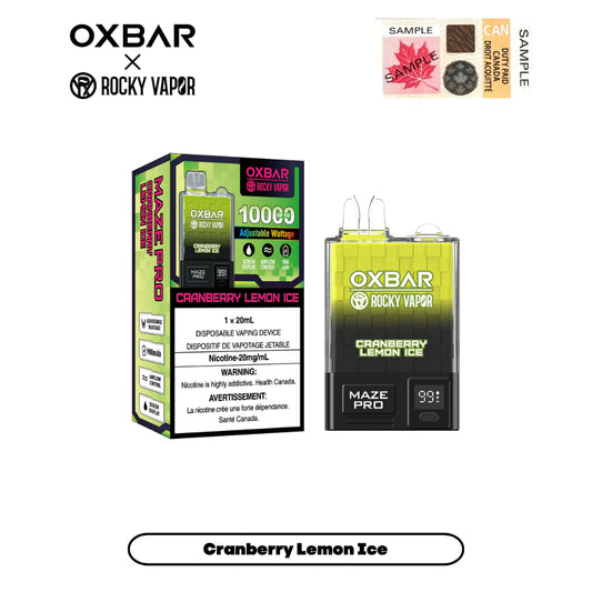 OXBAR Maze Pro 10,000 - Cranberry Lemon Ice