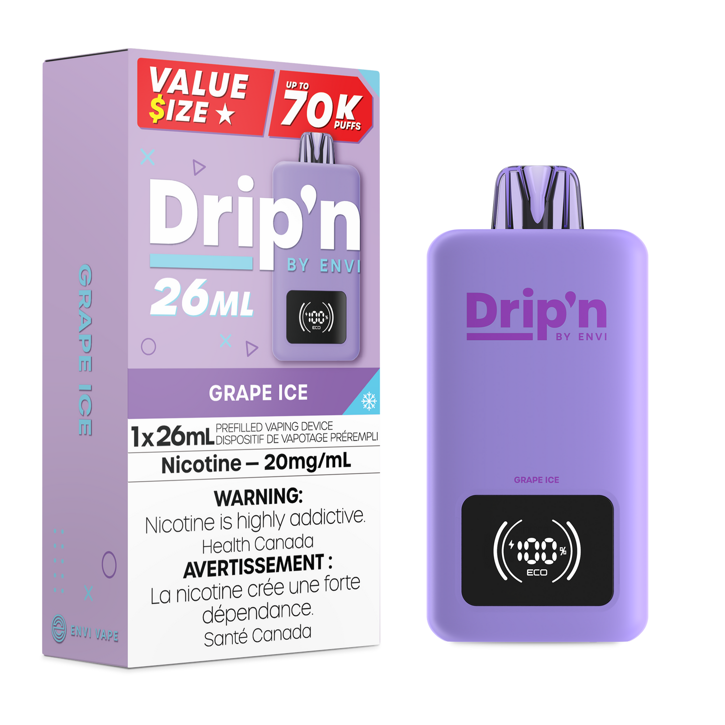 Drip'n 70k - Grape Ice