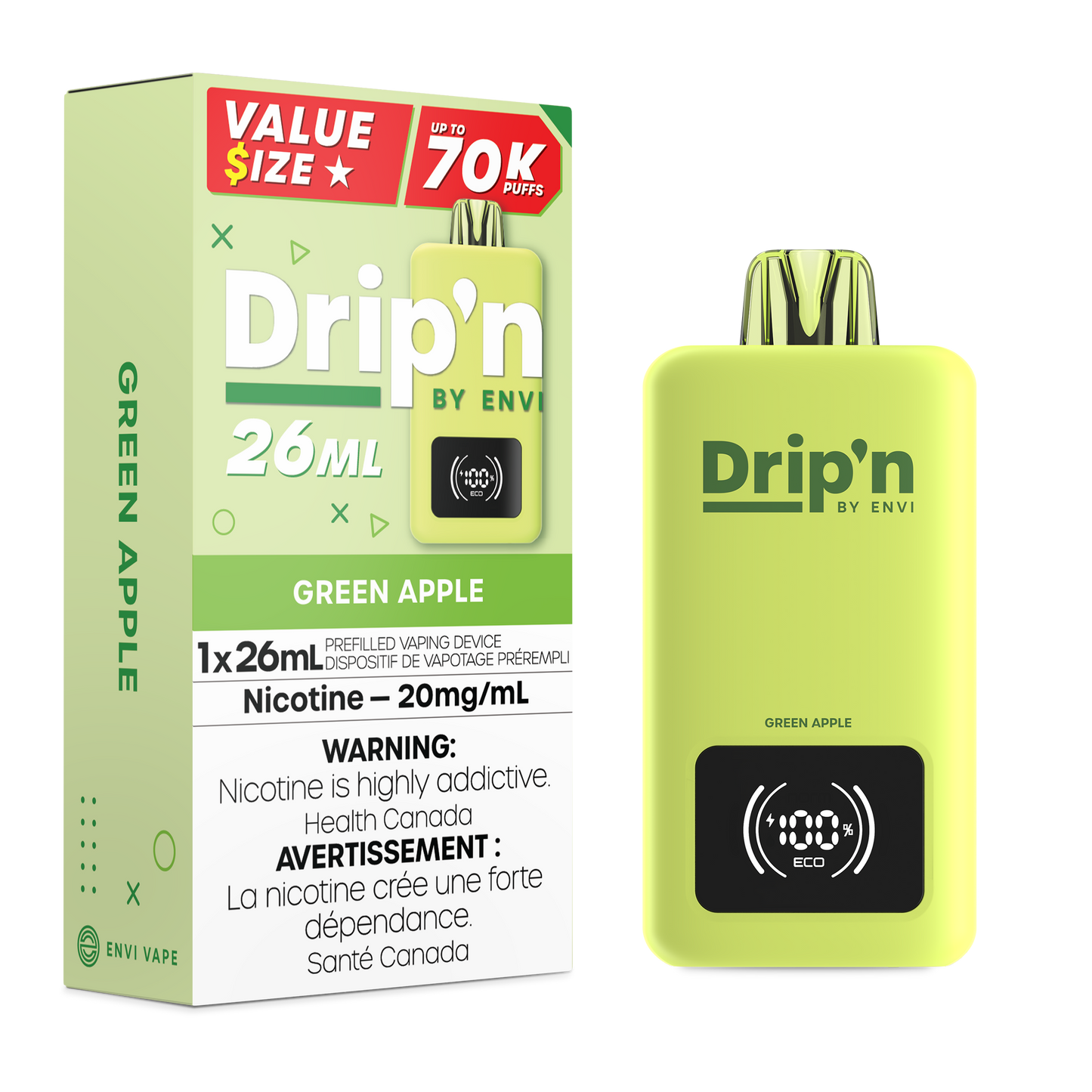Drip'n 70k - Green Apple