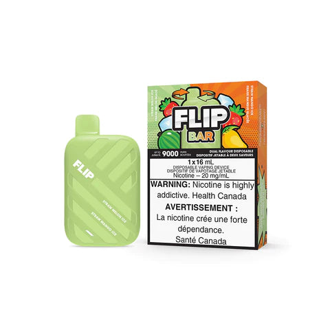FLIP BAR 2-IN-1 - Straw Melon Ice & Straw Mango Ice