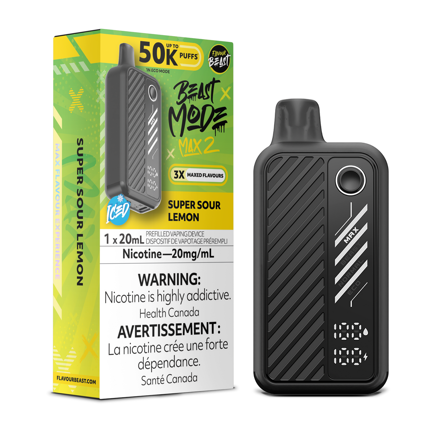 Beast Mode Max 2 50k - Super Sour Lemon