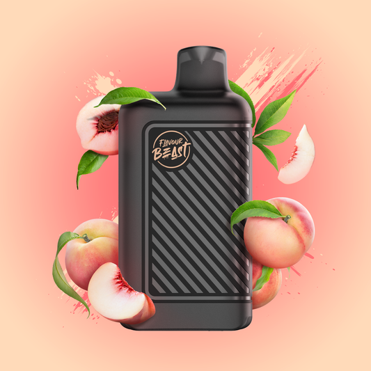 Flavour Beast Mode 8000 - Wicked White Peach