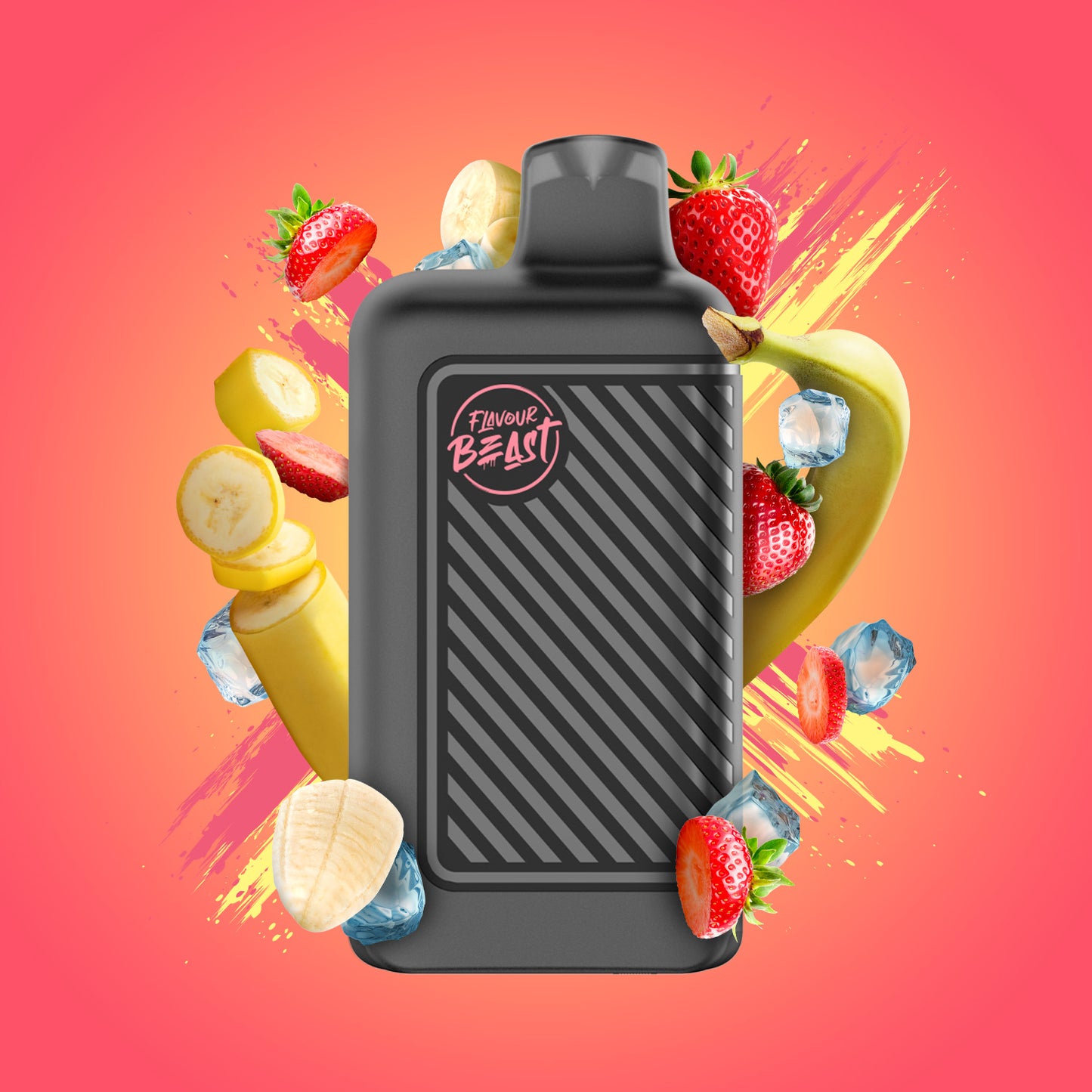Flavour Beast Mode 8000 - STR8 UP Strawberry Banana Iced