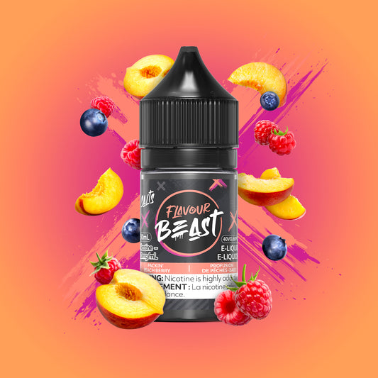 Flavour Beast Salt 30mL - Packin' Peach Berry