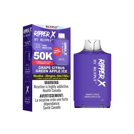 Ripper X 50K - Grape Citrus Green Apple Ice