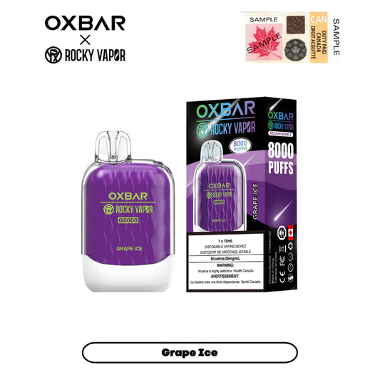 OXBAR 8000 - Grape Ice