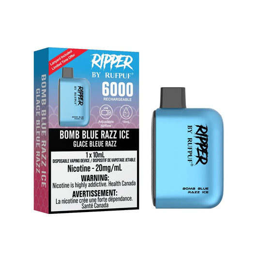 RufPuf Ripper 6000 - Bomb Blue Razz Ice