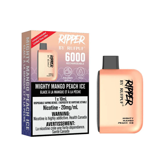RufPuf Ripper 6000 - Mighty Mango Peach Ice