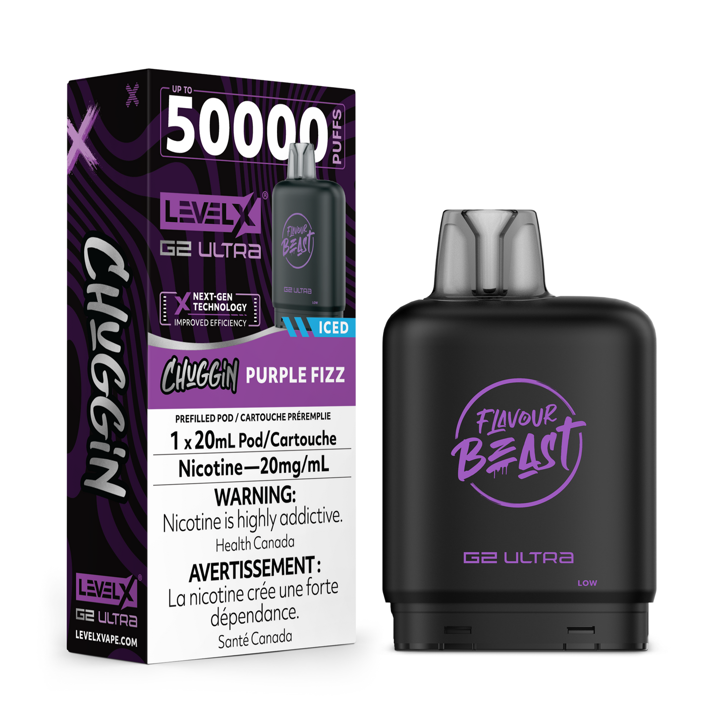 Level X Ultra Chuggin 50k - Purple Fizz Iced