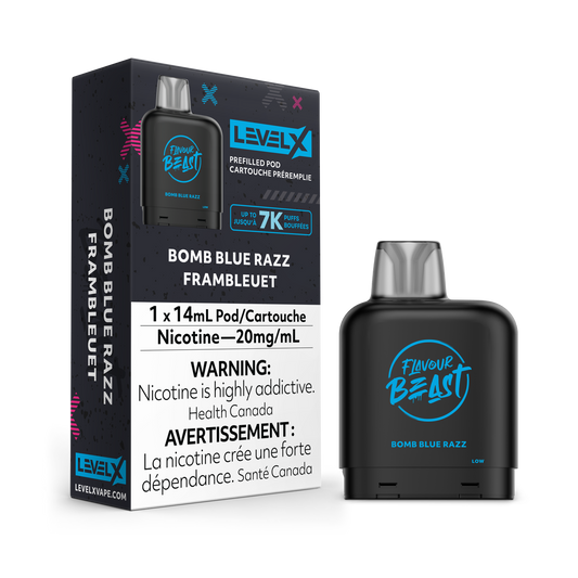 Flavour Beast Level X - Bomb Blue Razz