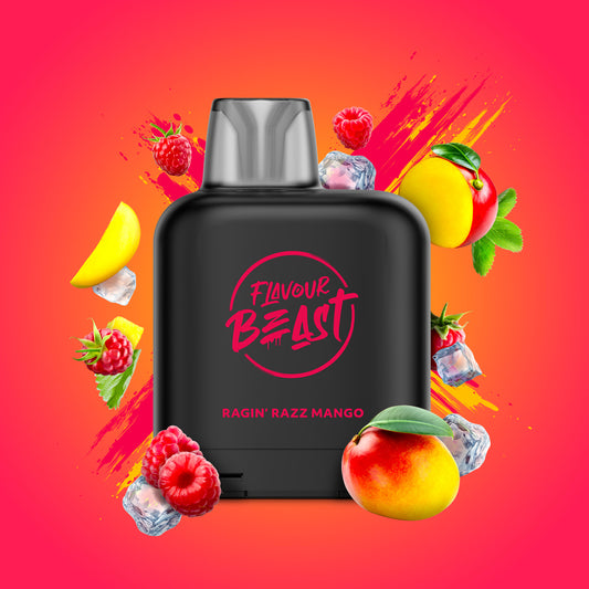 Flavour Beast Level X - Ragin' Razz Mango Iced