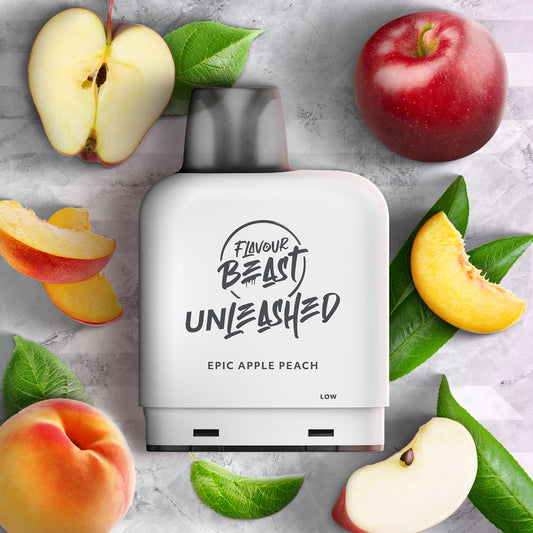 Flavour Beast Level X -  Epic Apple Peach Iced