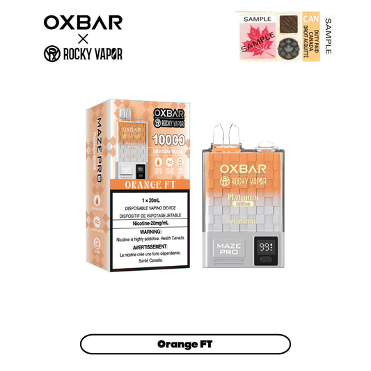 OXBAR Maze Pro 10,000 - Orange FT