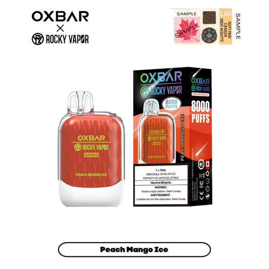 OXBAR 8000 - Peach Mango Ice