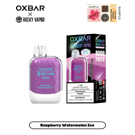 OXBAR 8000 - Raspberry Watermelon Ice