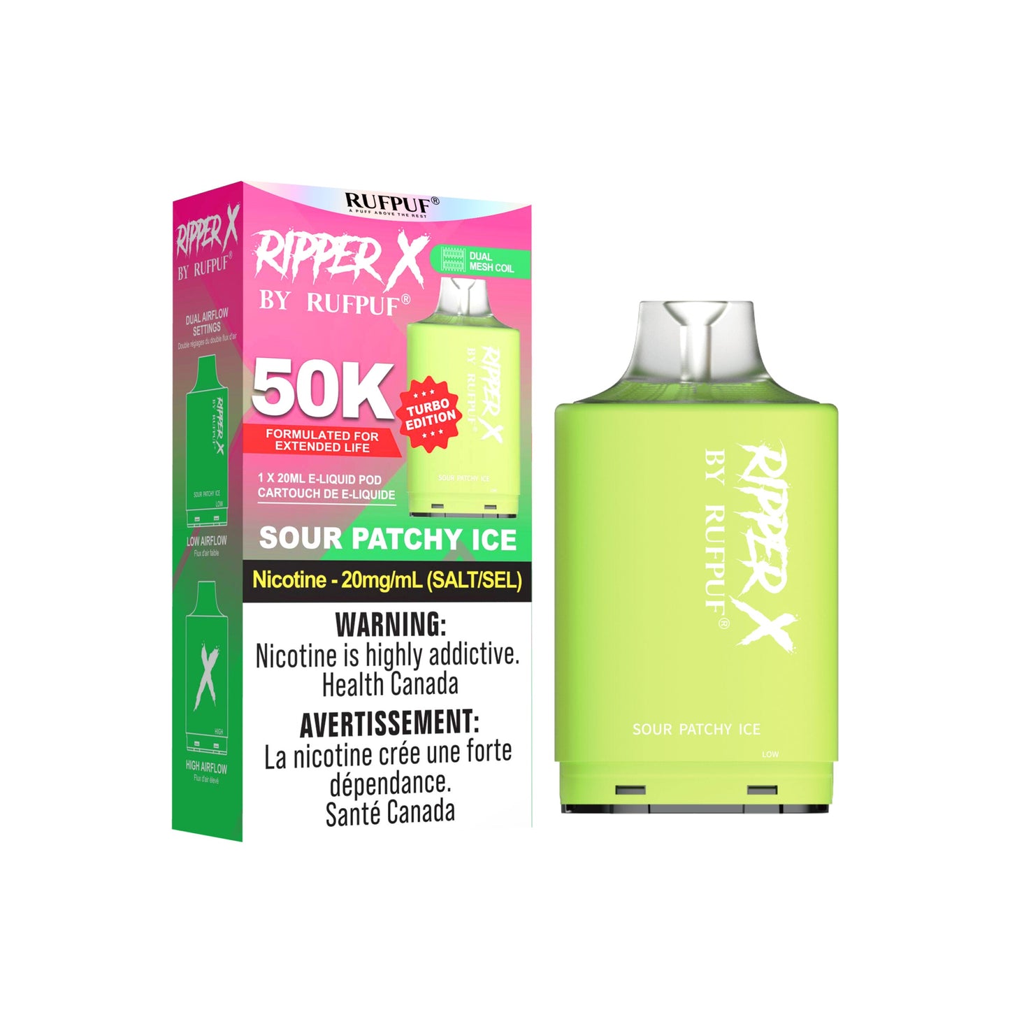 Ripper X 50K - Sour Patchy Ice