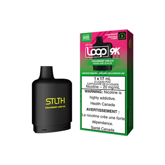 Stlth Loop 9K Pod - Strawberry Lime Ice