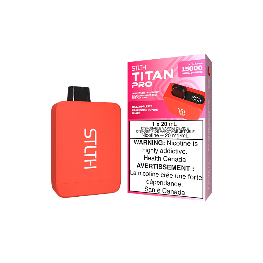 Stlth Titan Pro - Razz Apple Ice