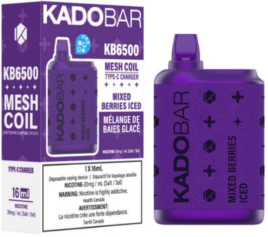 KadoBar 6500 - Mixed Berries Iced