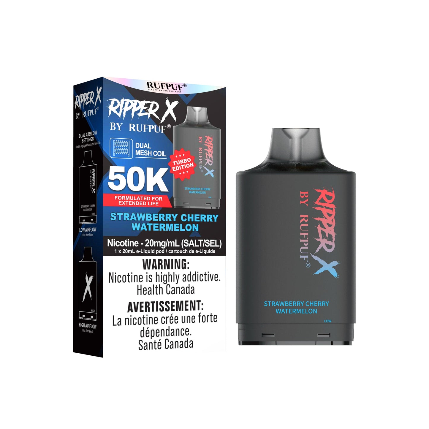 Ripper X 50K - Strawberry Cherry Watermelon