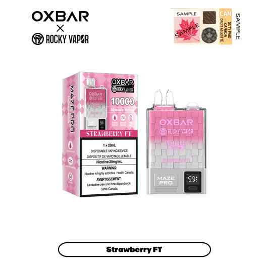 OXBAR Maze Pro 10,000 - Strawberry FT