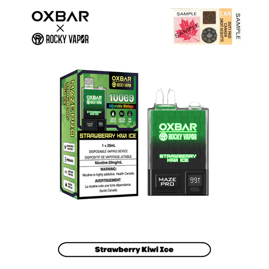 OXBAR Maze Pro 10,000 - Strawberry Kiwi Ice