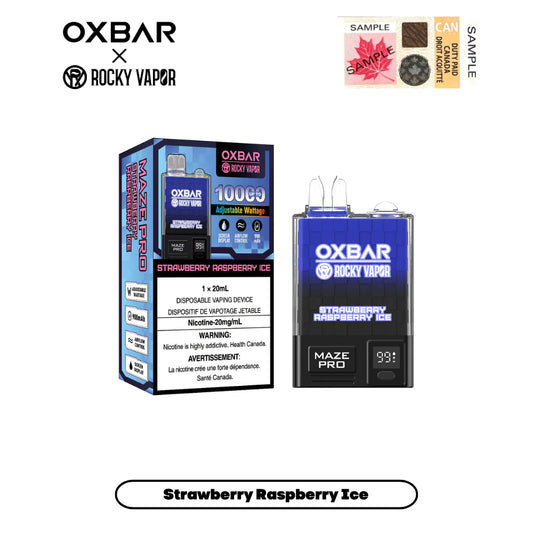 OXBAR Maze Pro 10,000 - Strawberry Raspberry Ice