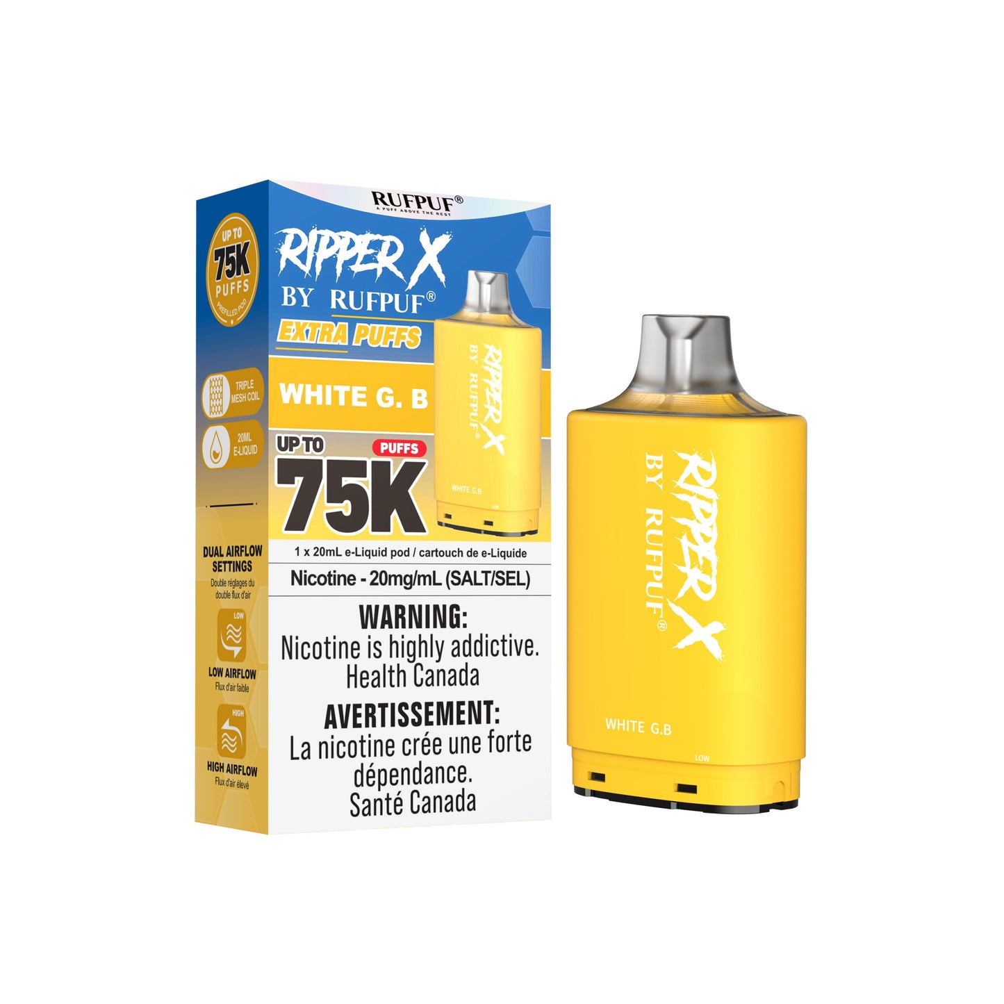 Ripper X 75K - White G.B.