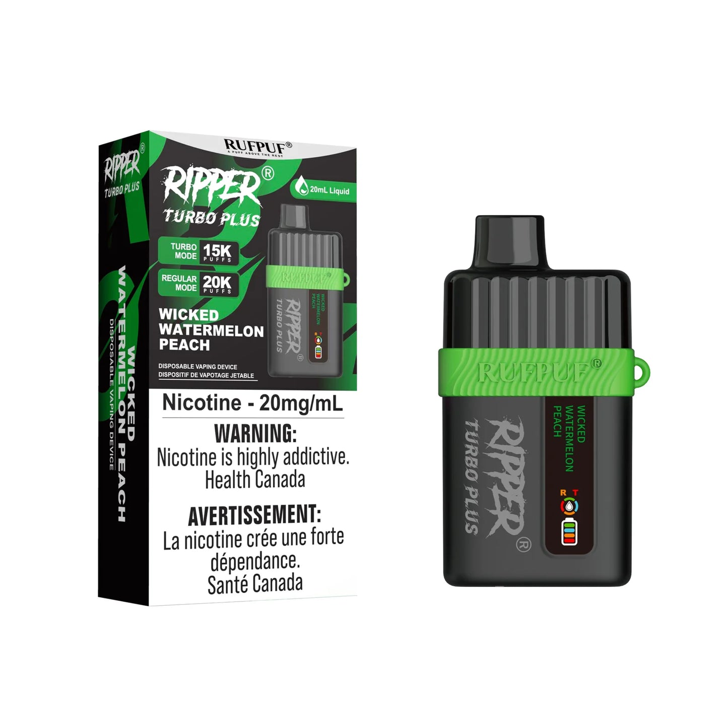 Ripper Turbo Plus 20k - Wicked Watermelon Peach