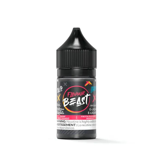 Flavour Beast Salt 30mL - Ragin' Razz Mango Iced