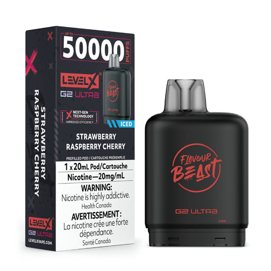 Level X Ultra 50k - Strawberry Raspberry Cherry Iced