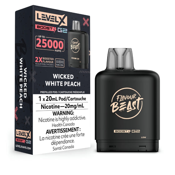 Level X Boost 25k - Wicked White Peach