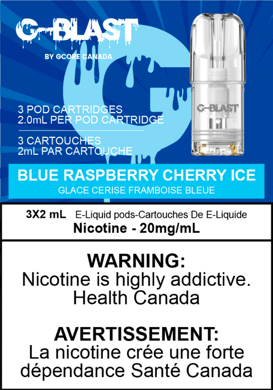 G Blast Pods - Blue Raspberry Cherry ICE