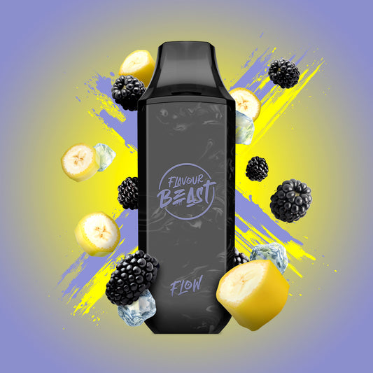 Flavour Beast Flow - Blazin' Banana Blackberry Iced