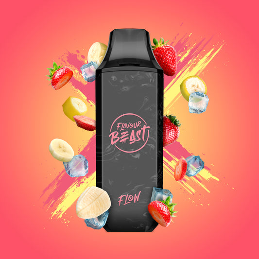 Flavour Beast Flow - STR8 Up Strawberry Banana Iced