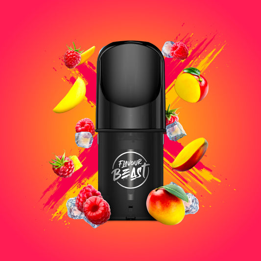 Flavour Beast Pod Pack - Ragin' Razz Mango Iced
