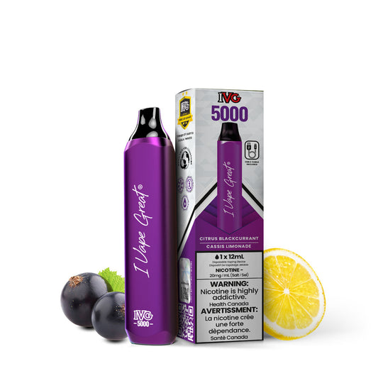 IVG Bar Max 5000 - Citrus Blackcurrant