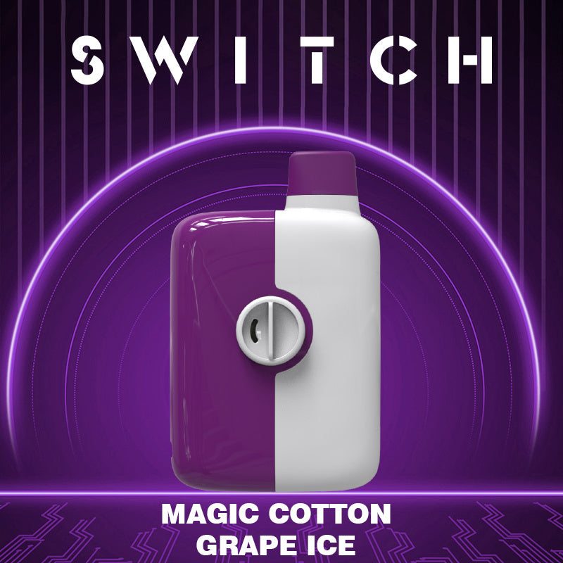 Mr Fog Switch 5500 - Magic Cotton Grape Ice