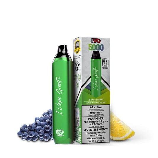 IVG Bar Max 5000 - Grape Lemon