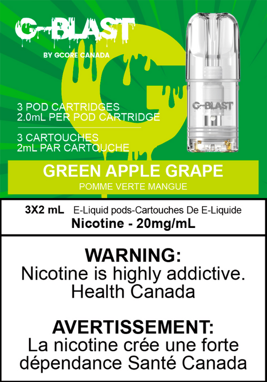 G Blast Pods - Green Apple Grape