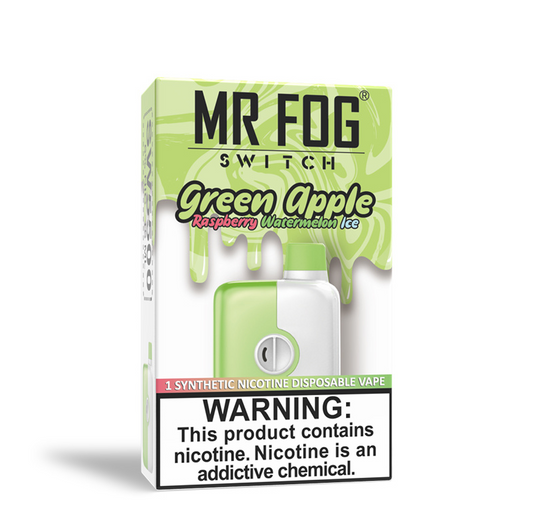 Mr Fog Switch 5500 - Green Apple Raspberry Watermelon