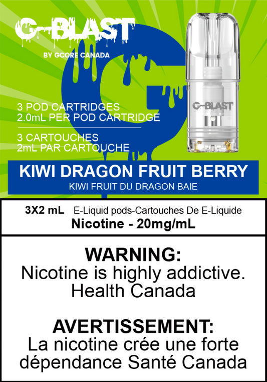 G Blast Pods - Kiwi Dragon Fruit Berry