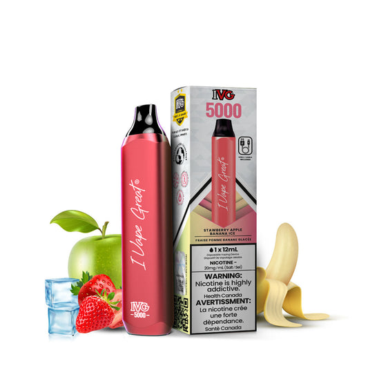 IVG Bar Max 5000 - Strawberry Apple Banana Ice