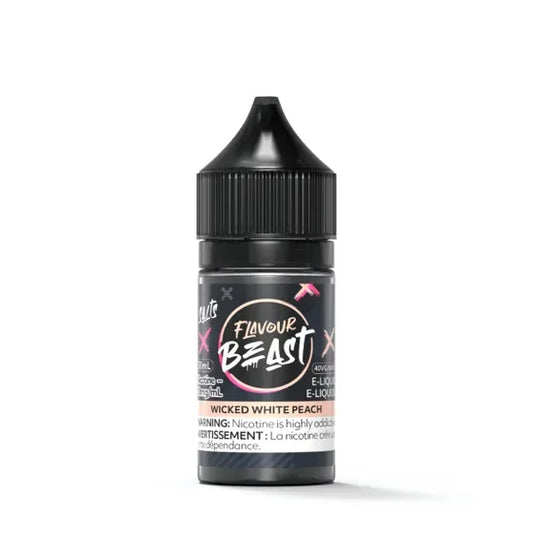 Flavour Beast Salt 30mL - Wicked White Peach