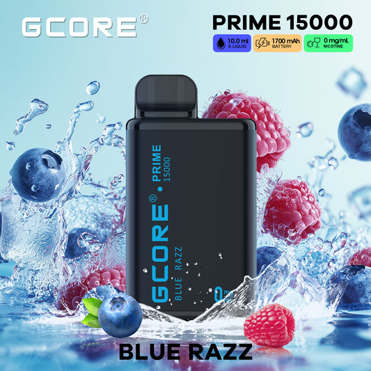 Gcore Prime 15K 0mg - Blue Razz