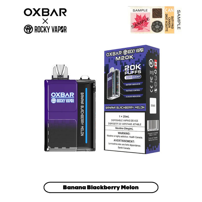 Oxbar M20K - Banana Blackberry Melon