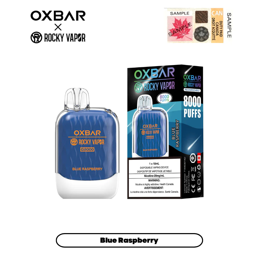 OXBAR 8000 - Blue Raspberry